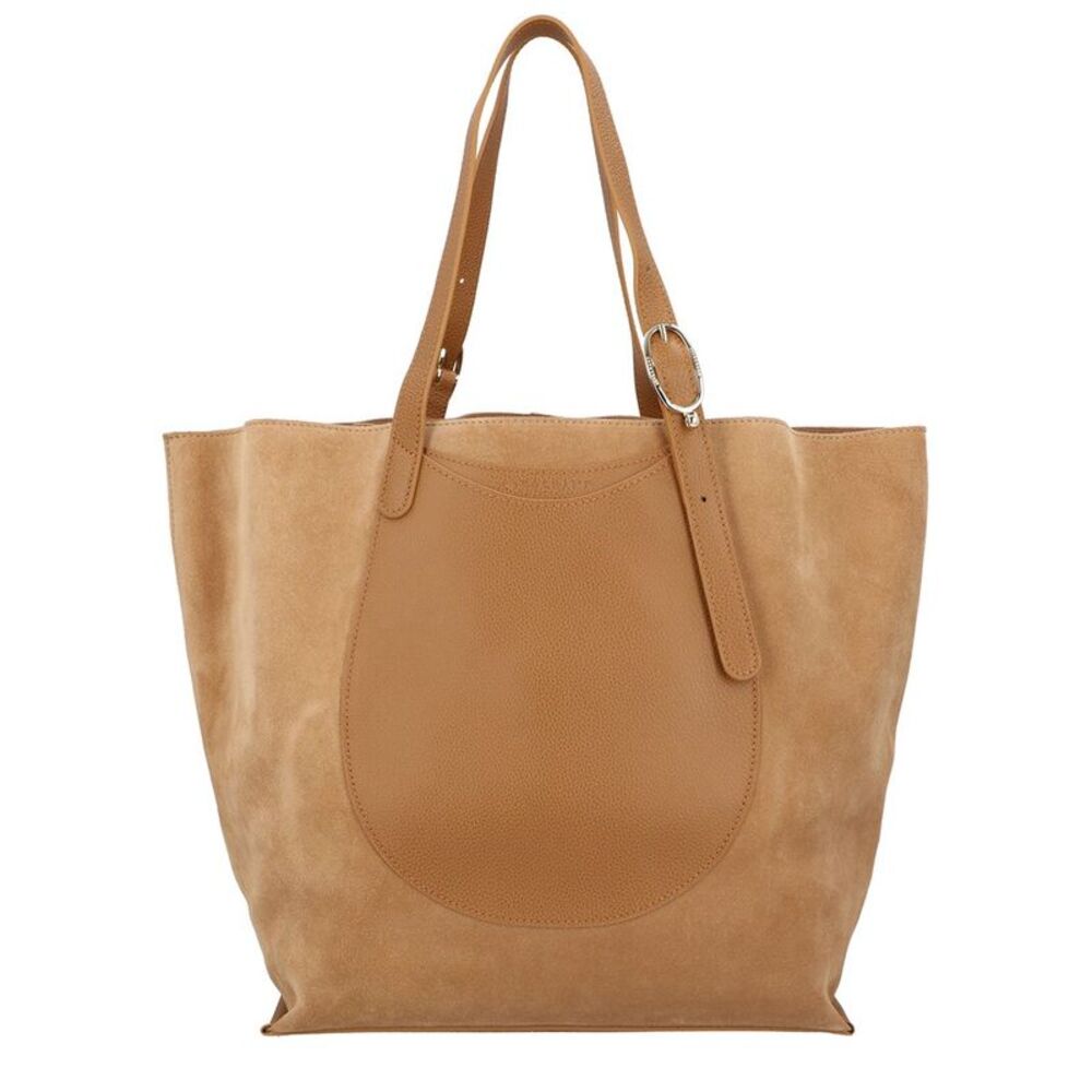Longchamp Complice Xl Leather Tote, Brown - Picture 1 of 6